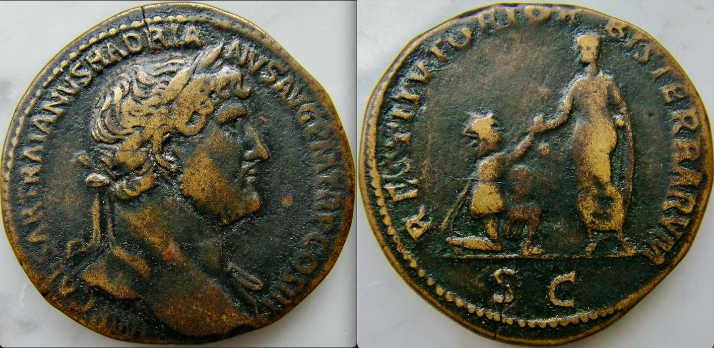 Hadrian Sestertius - RESTITUTORI TERRARUM- OBV:REV - VGP - 2021 - 1.jpeg.png