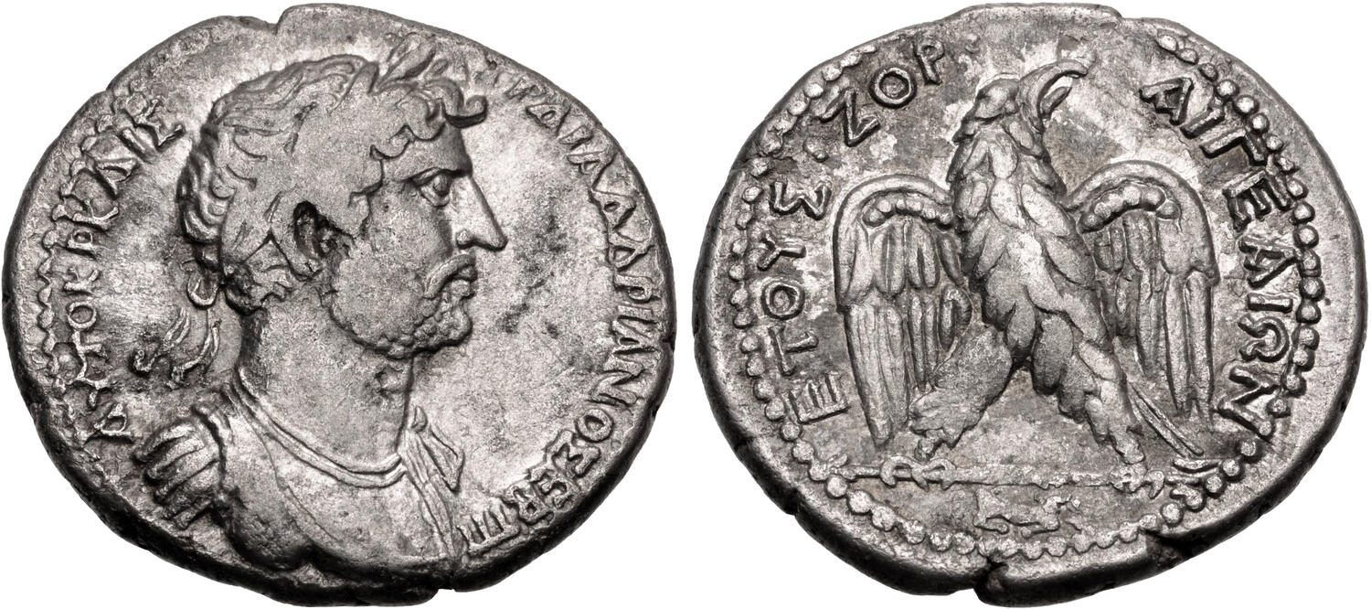 Hadrian Tetradrachm Cilicia Aegeae Lorber, Haymann.jpg