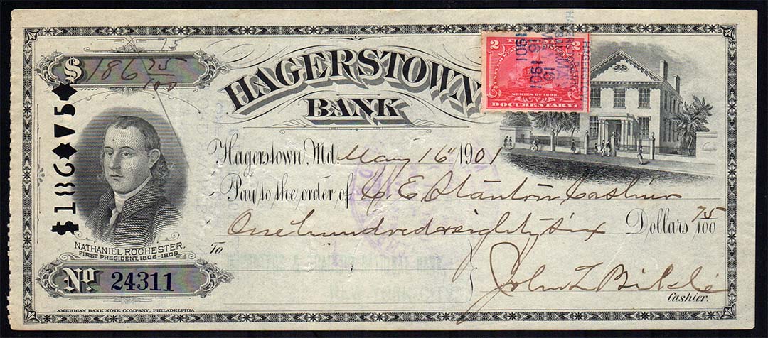 Hagerston Bank check 1901.jpg
