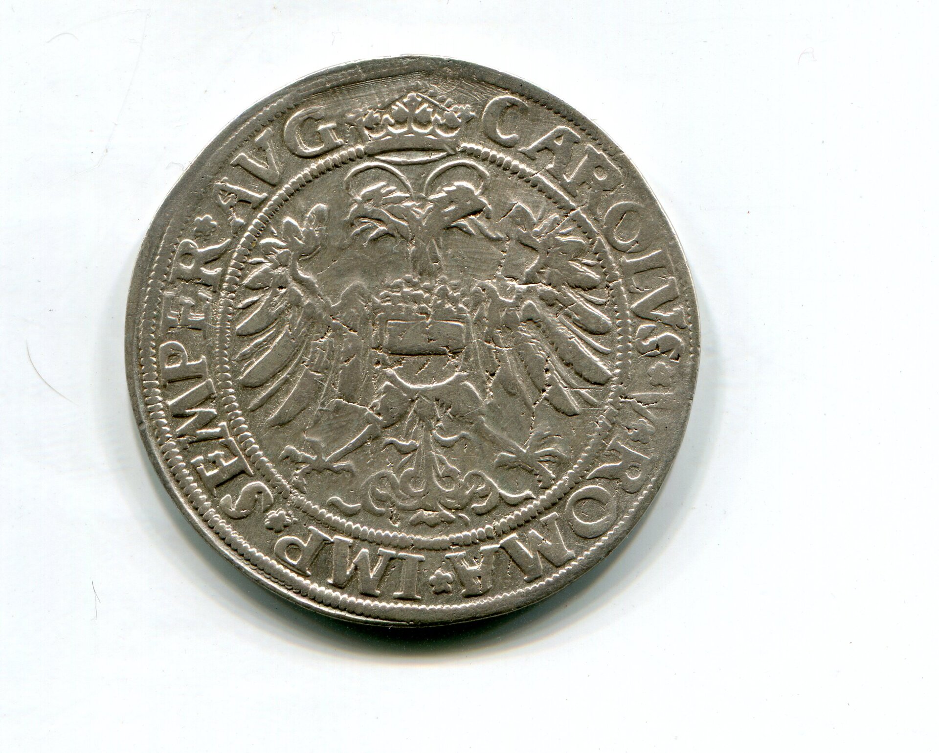 Hall am Kocher Karl V Half Taler 1545 LD rev 254.jpg