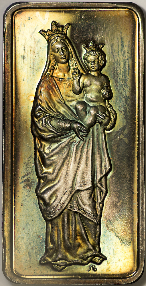 Hamilton Mint - 1974 Madonna and Child 1 oz Silver Bar - Obverse.jpg