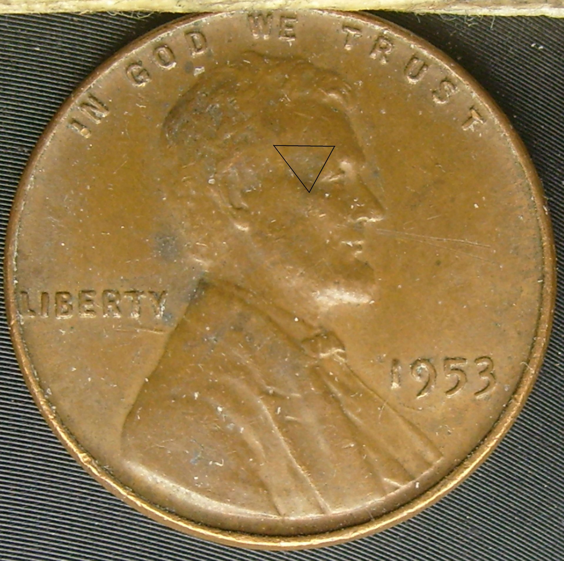 Heavy 1953 Lincoln penny 002.jpg