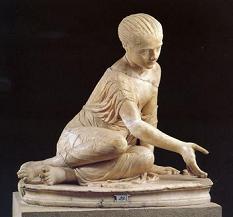 hellenism girl playing knucklebones Pergamon Roger Sandall.jpg
