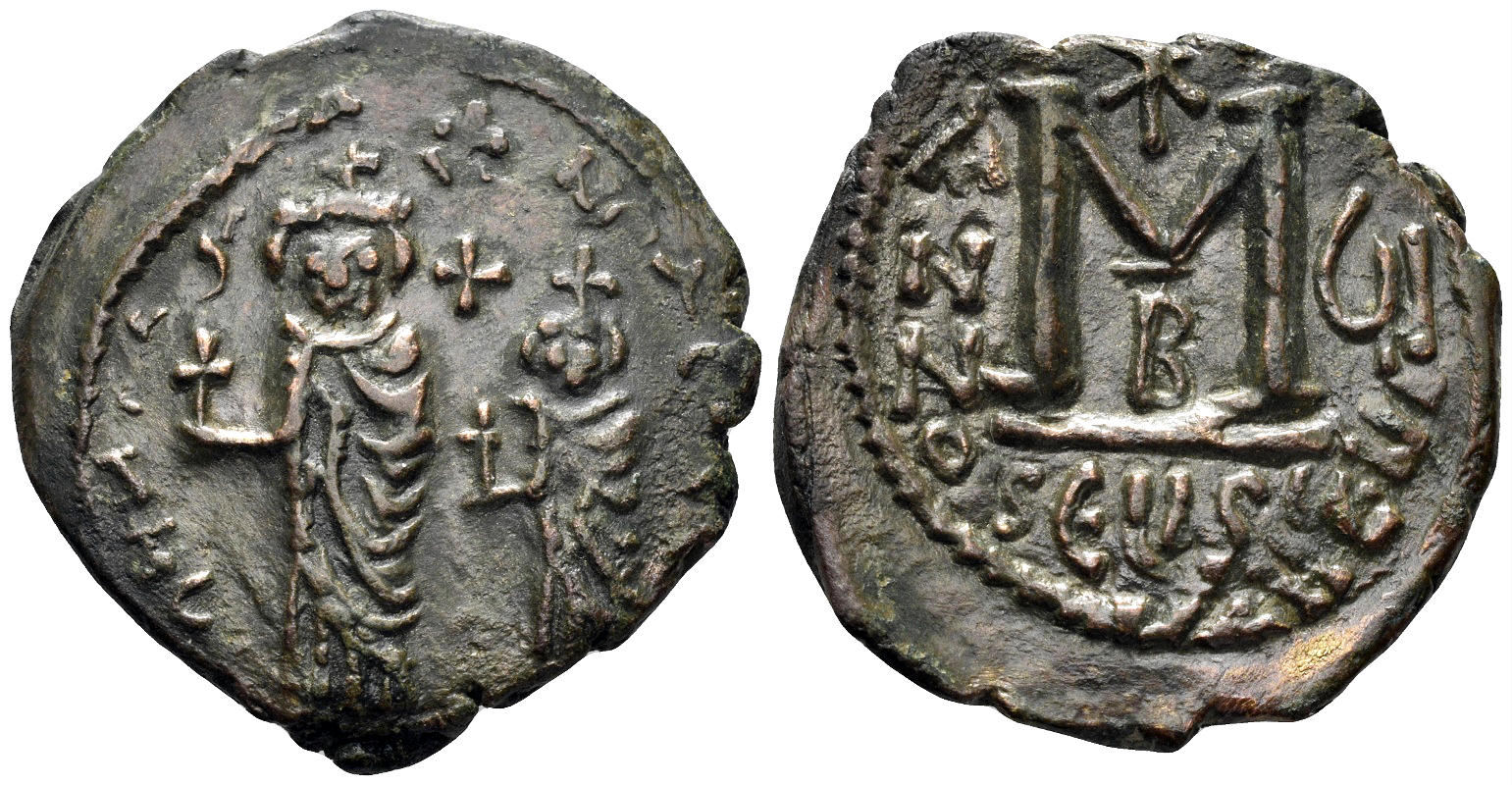 Heraclius (610-641) - Seleucia Isauriae - (27mm, 8.36g) S 845 Yr 7 off B VF o-s on Antioch.jpg