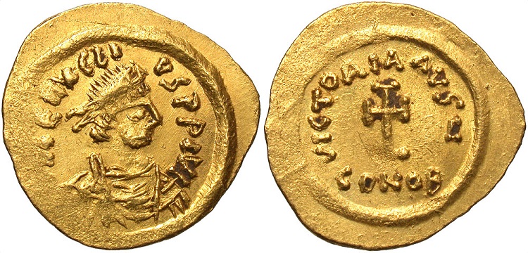 Heraclius gold tremisses.jpg