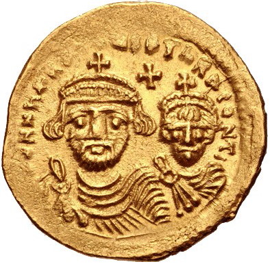 Heraclius & H. Constantine, AD 613-6, 4.47 gm RARE (2).jpg