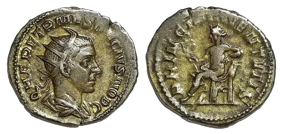 Herennius Etruscus PRINCIPI IVVENTVTIS Apollo antoninianus.jpg