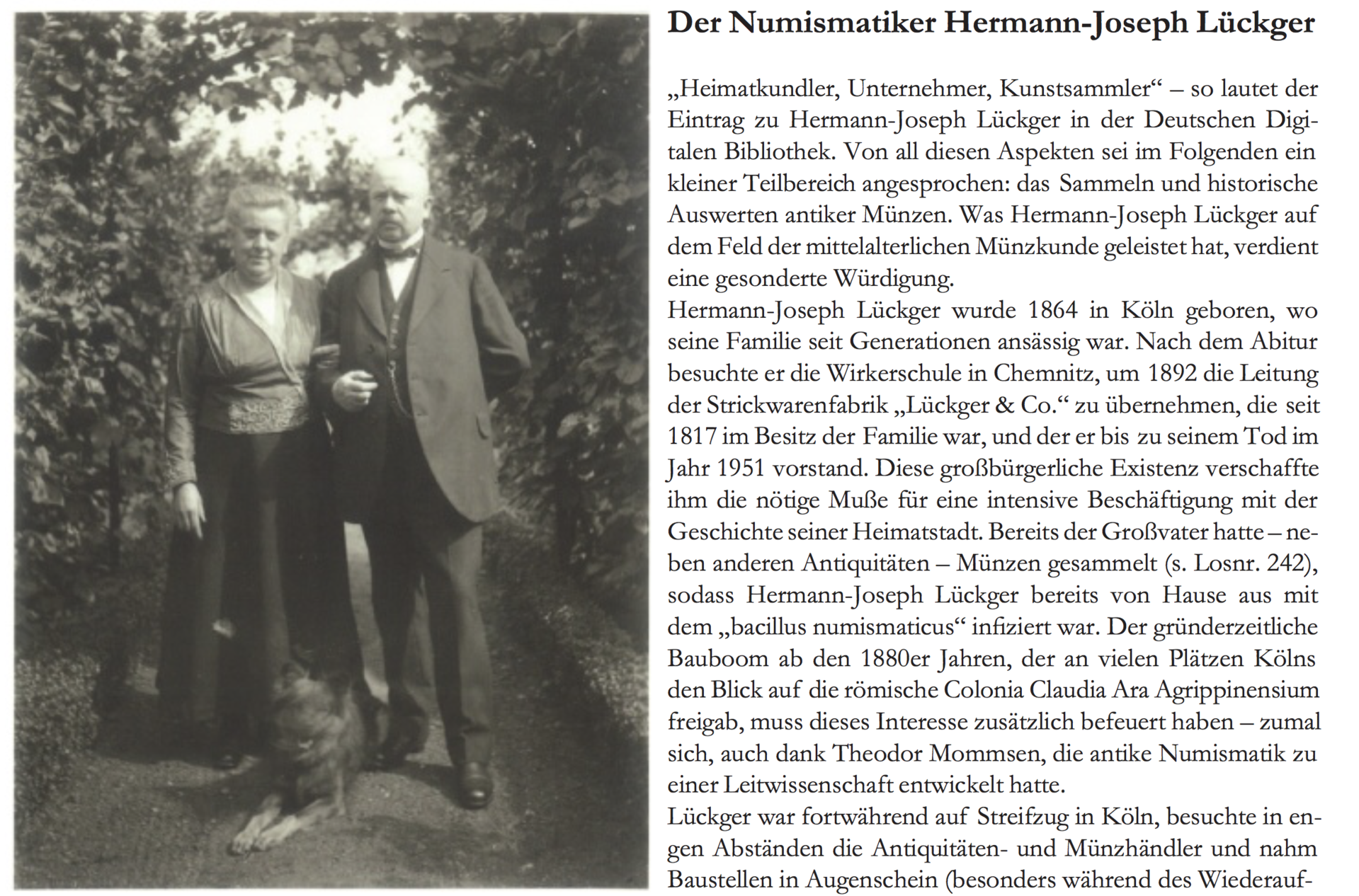 Hermann Joseph Lueckger - Koelner Numismatiker.png