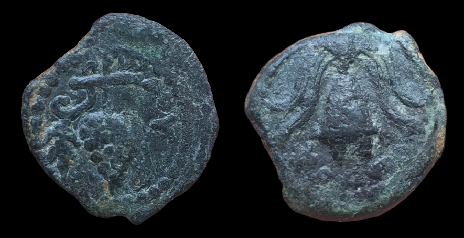 Herod Archelaus, 4BC-6AD, AE Prutah.png
