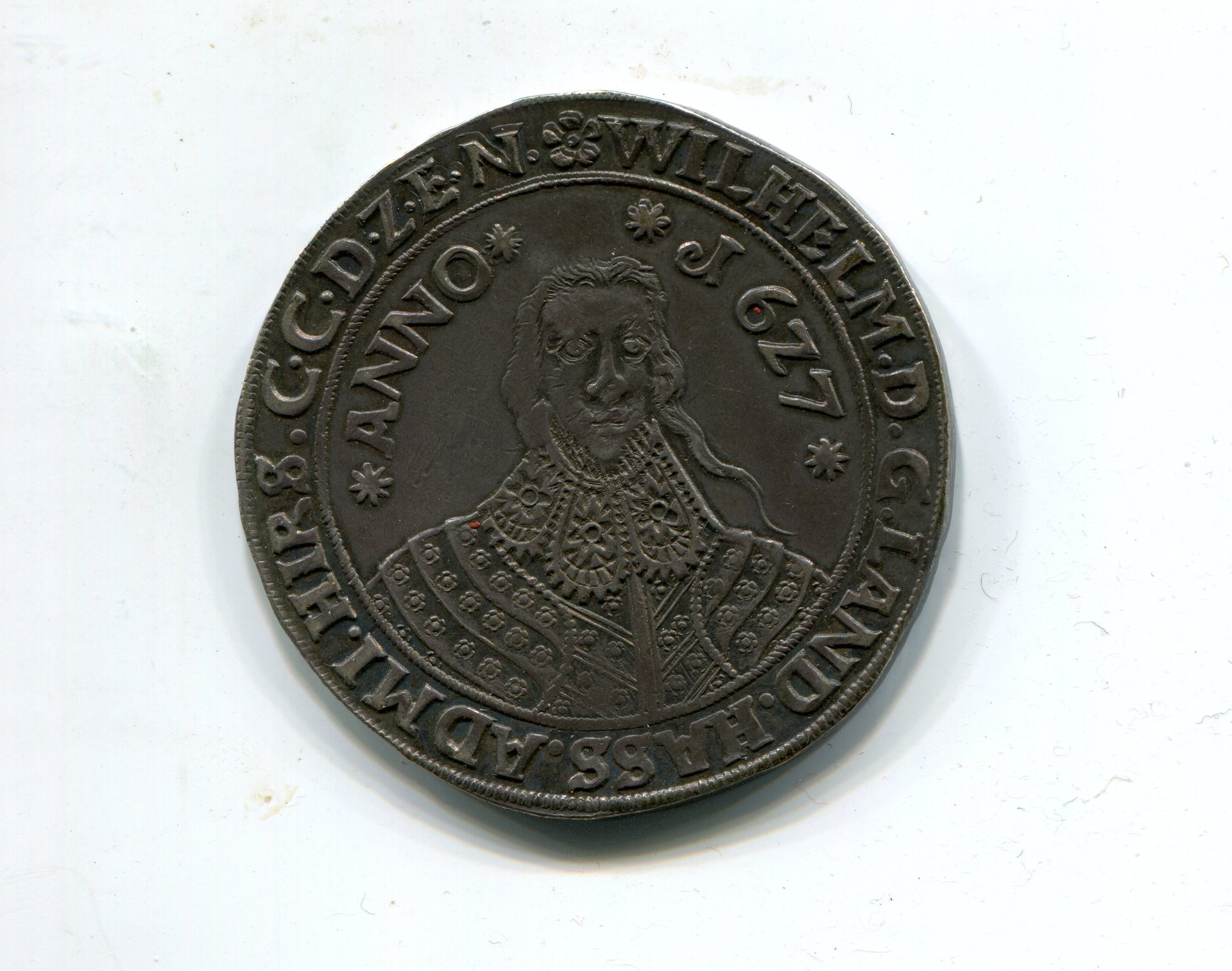 Hesse-Cassel Wilhelm V Taler 1627 LD obv 757.jpg