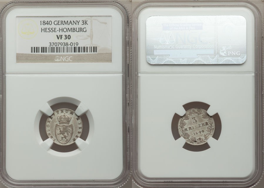 Hessen Homburg 3 Kreuzer 1840 - NGC Slab.jpg