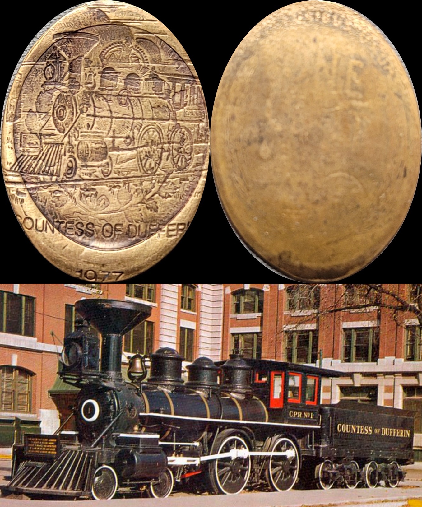 HOBO copper CENT STEAM TRAIN Countess of Dufferin.jpg