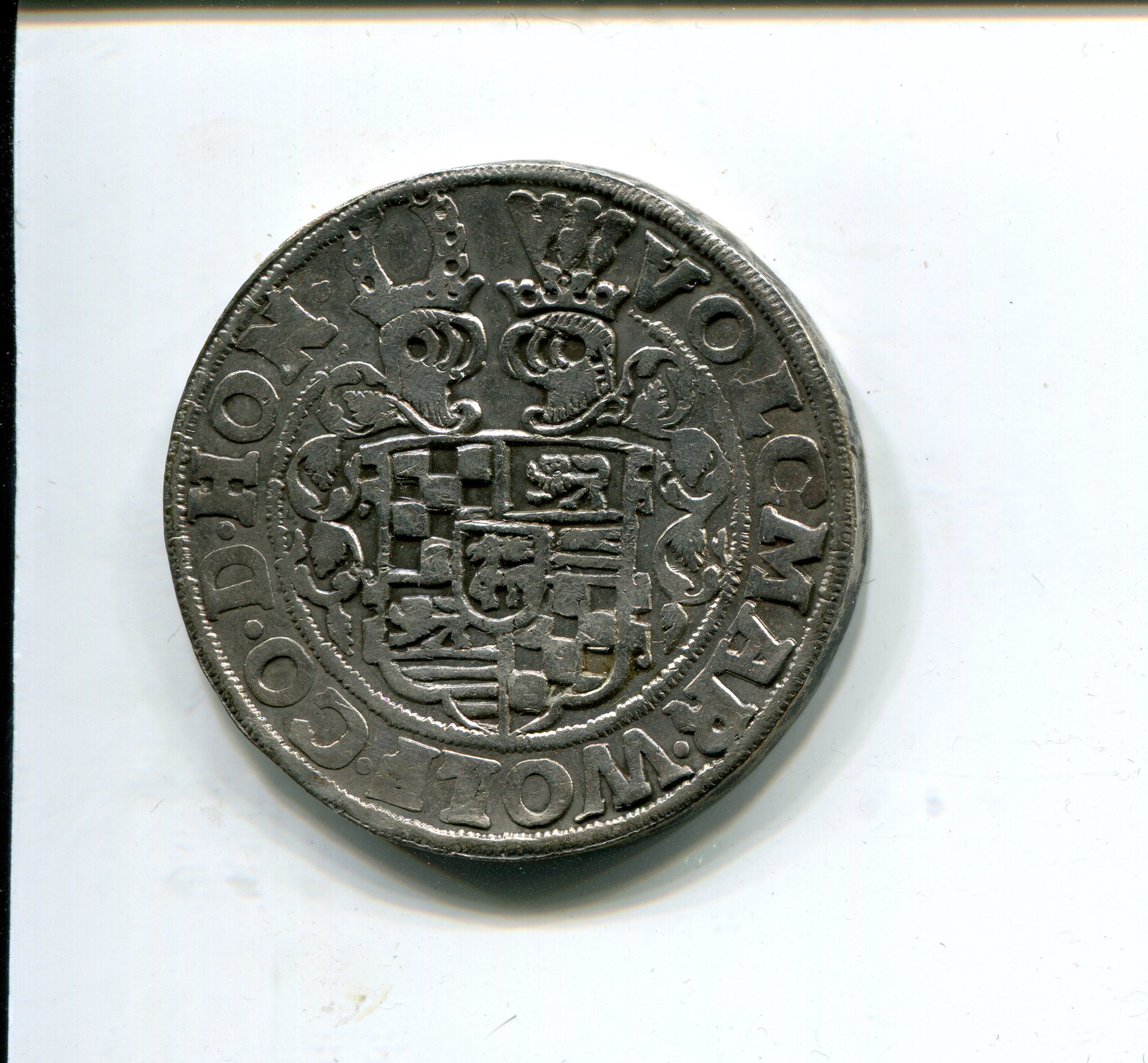 Hohnstein Volkmar Wolfgang Taler 1579 LD obv 805.jpg