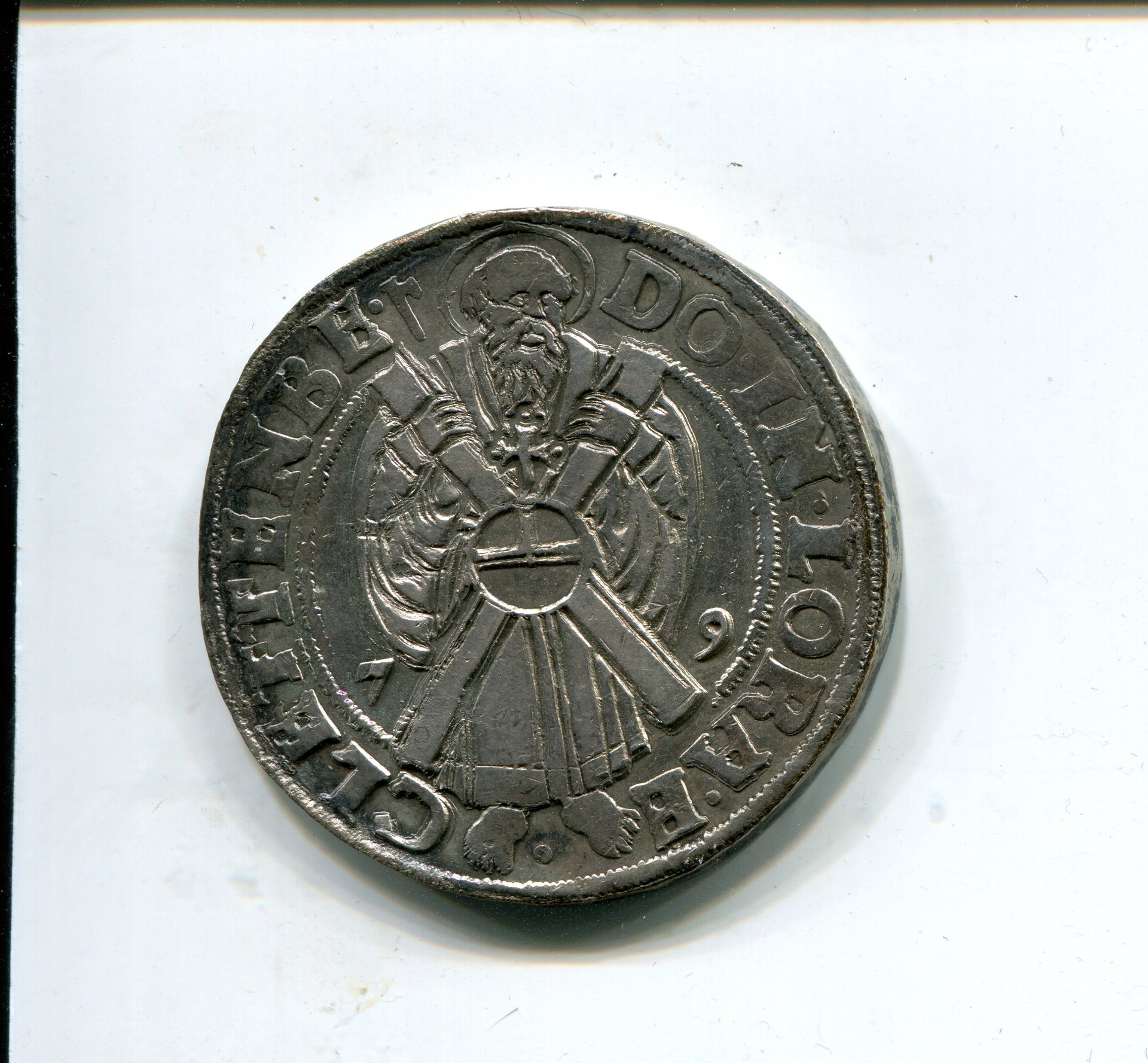 Hohnstein Volkmar Wolfgang Taler 1579 LD rev 812.jpg
