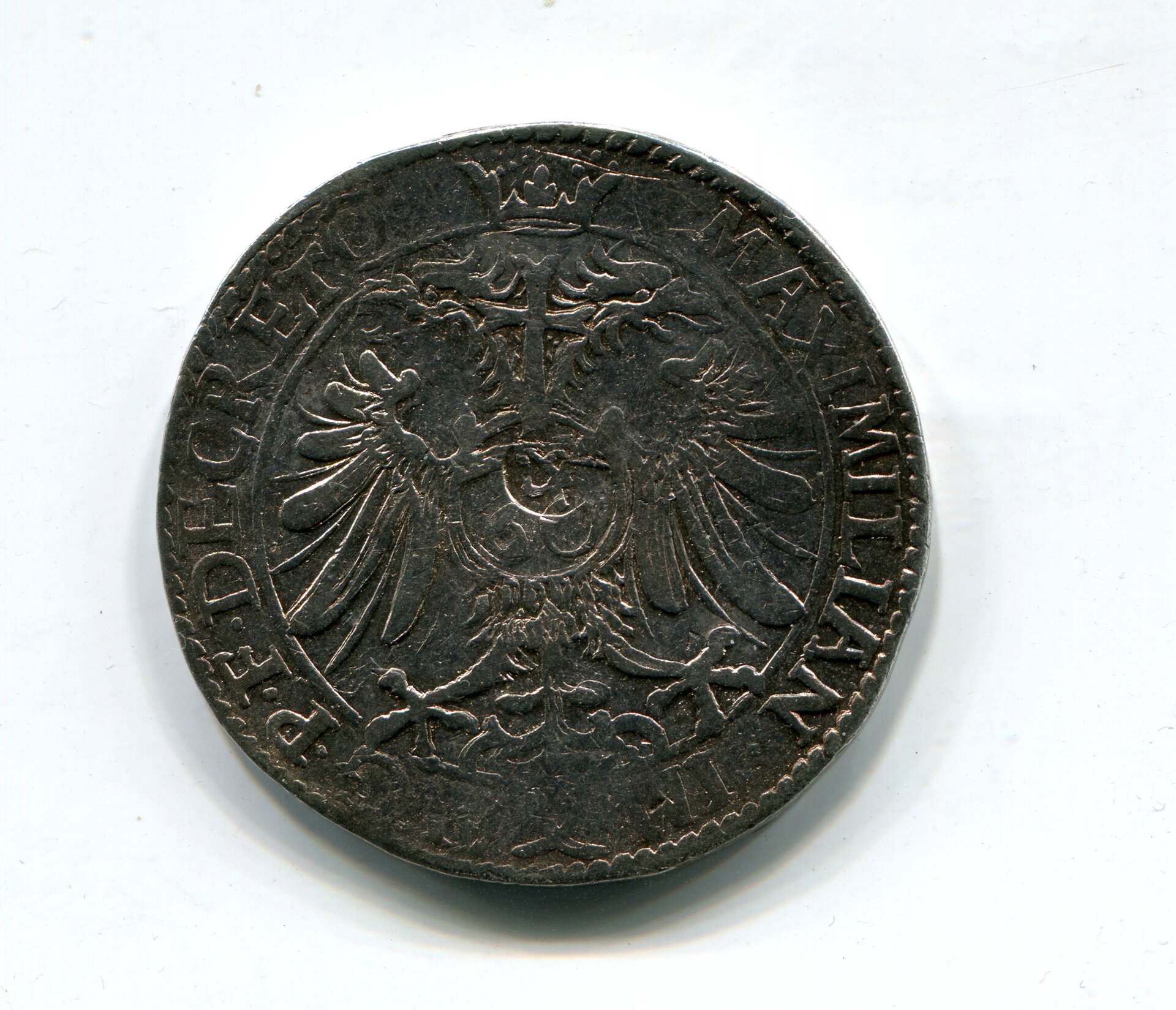 Holland cm on Albert V of Bavaria 60 Kr 1568 LD rev 581.jpg