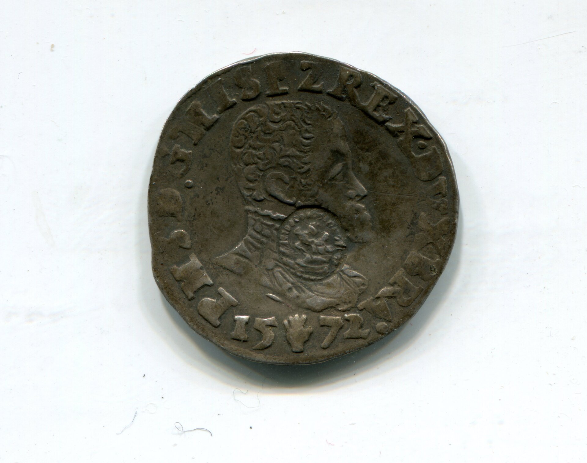 Holland cm on Phil II Brabant Tenth of daalder 1572 obv 537.jpg