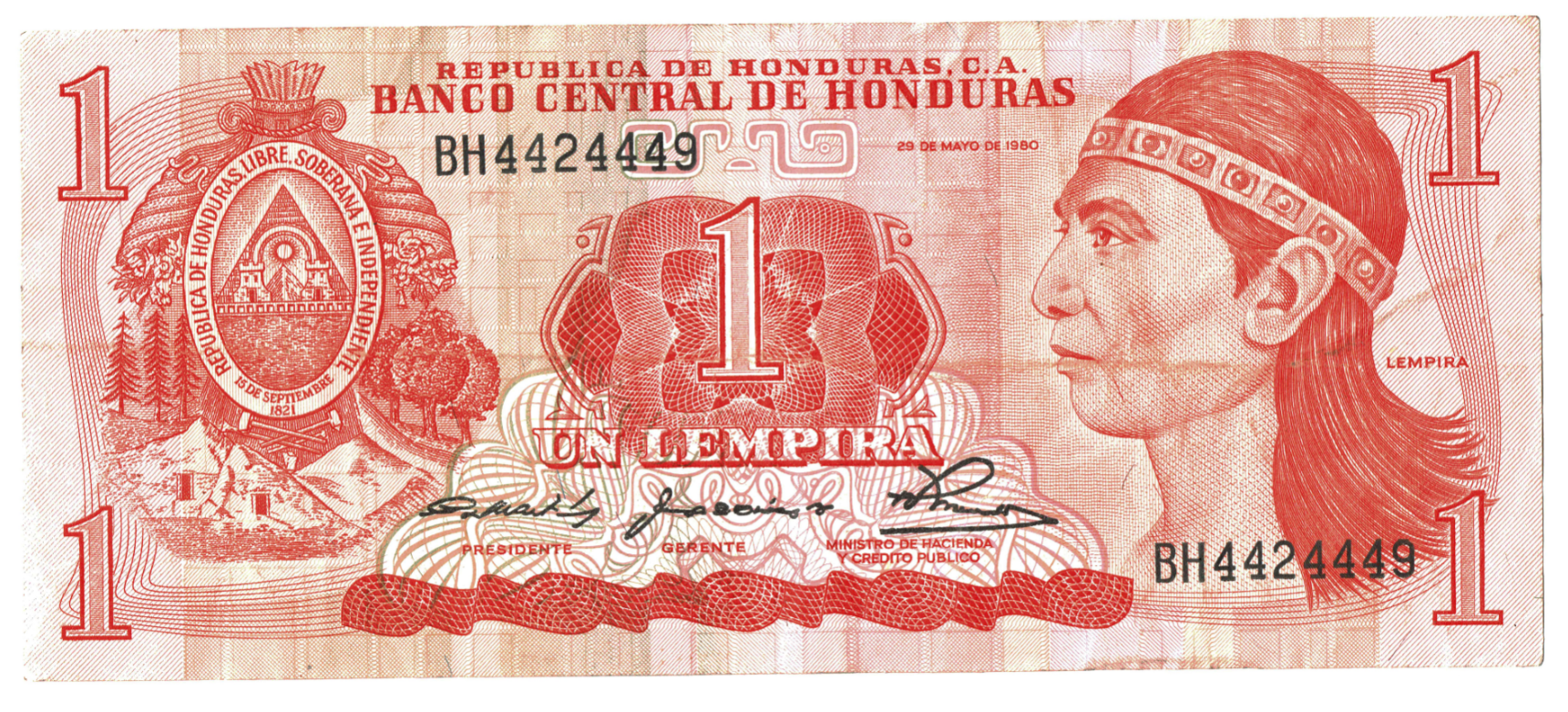 Honduras 1 Lempira Face.PNG