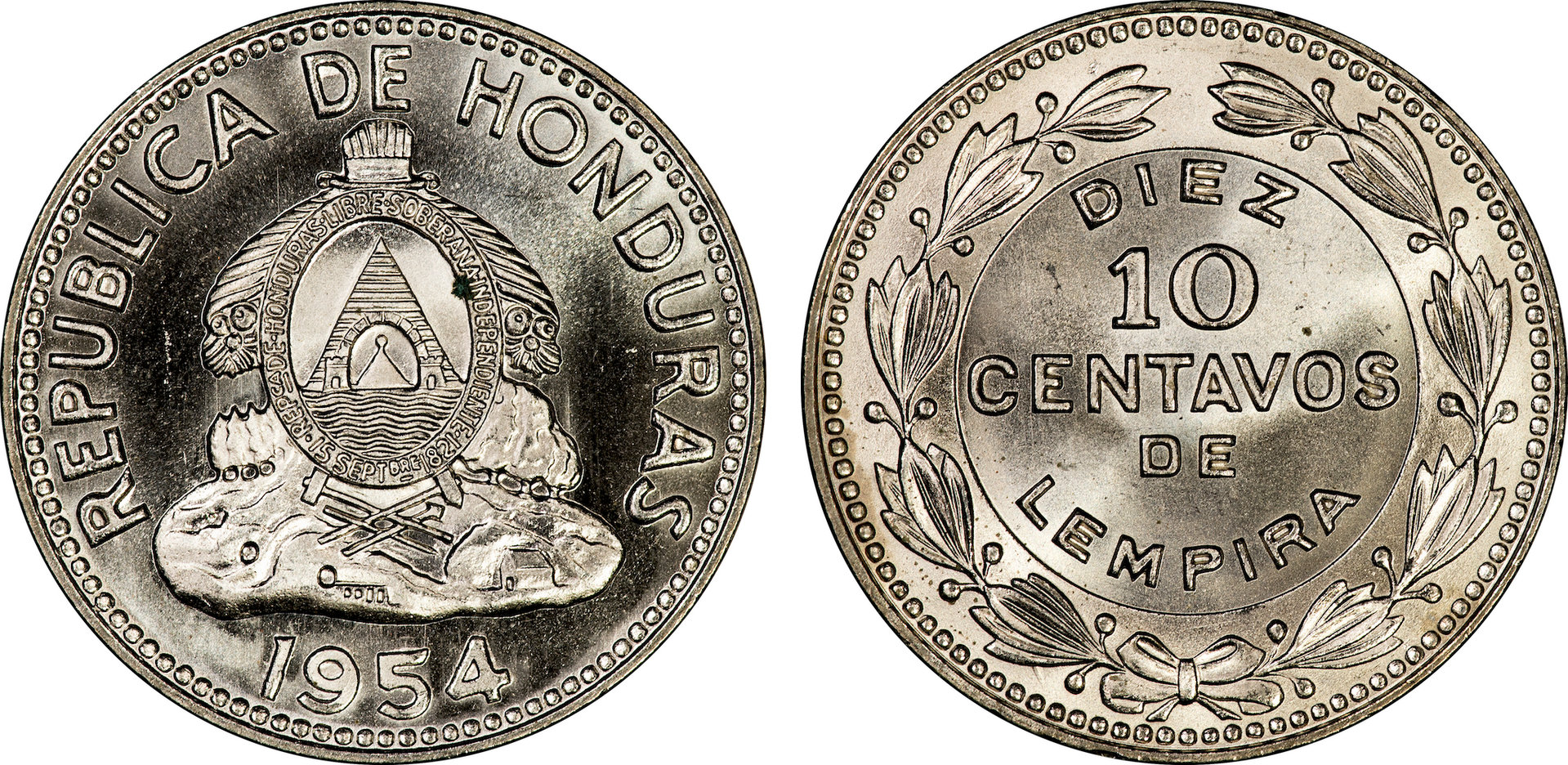 Honduras - 1954 10 Centavos.jpg