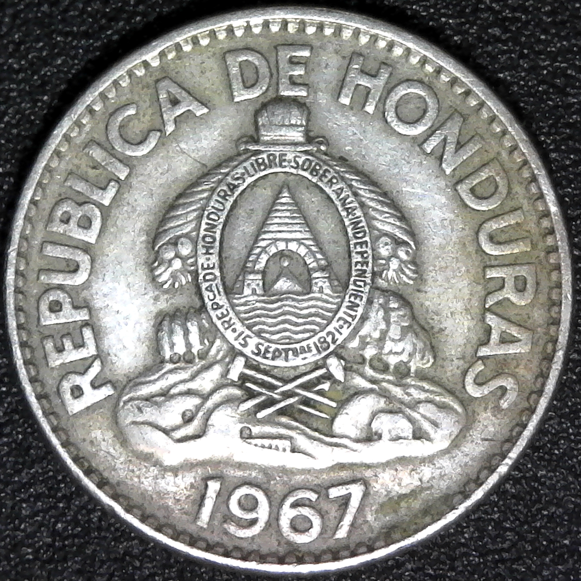 Honduras 50 Centavos 1967 rev.jpg
