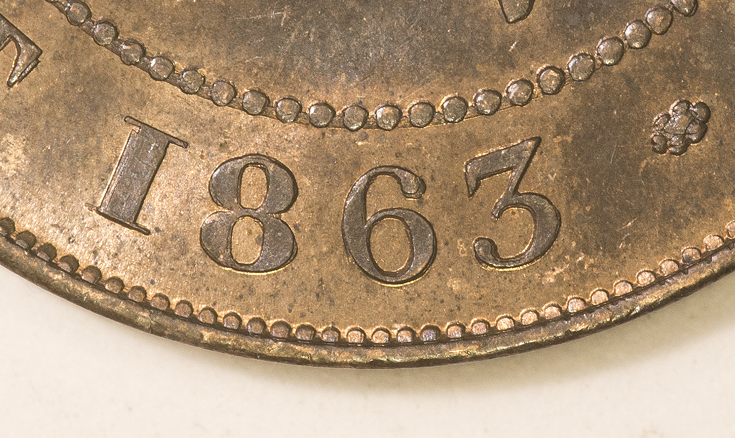 Hong Kong - 1863 One Cent - Date.jpg