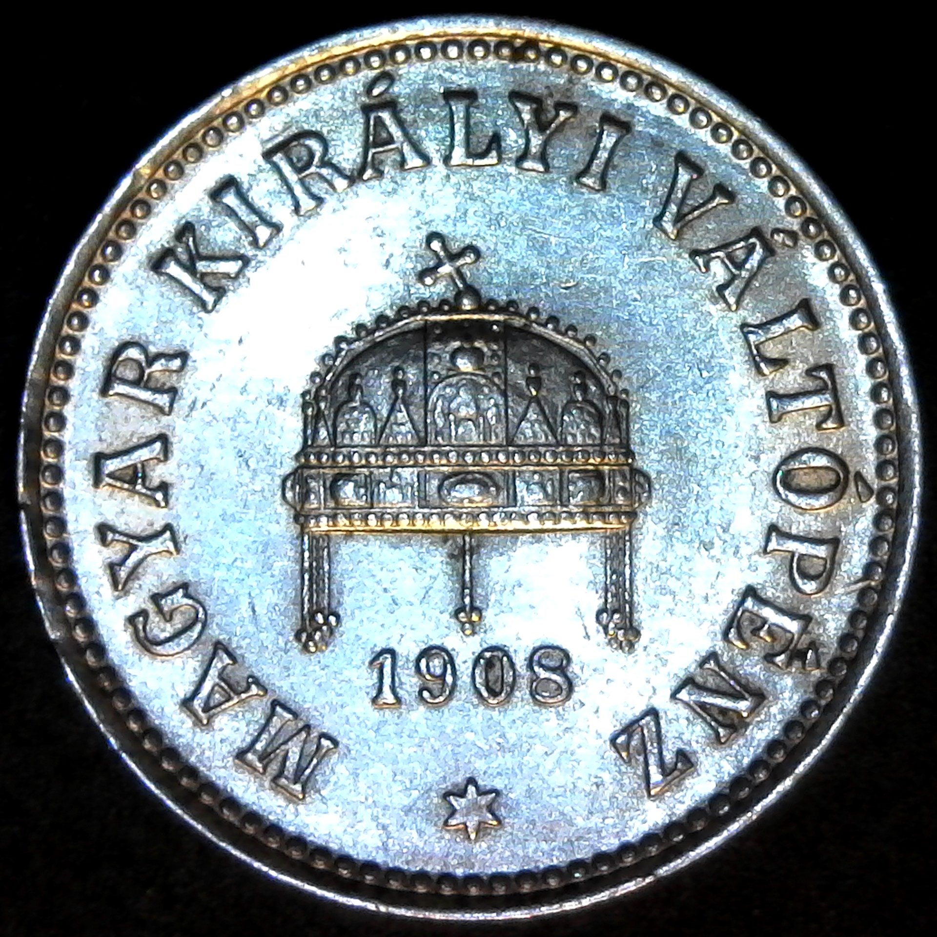 Hungary 10 Filler 1908 obv.jpg