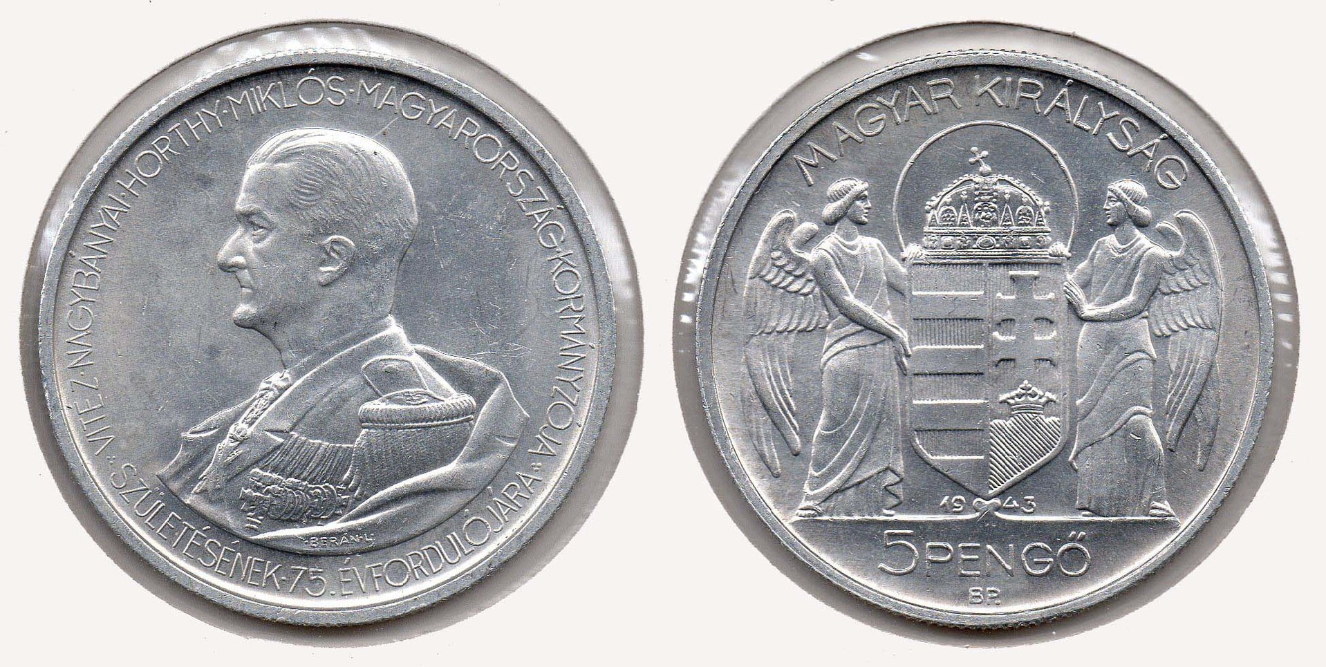 Hungary - 5 Pengo - 1943.jpg