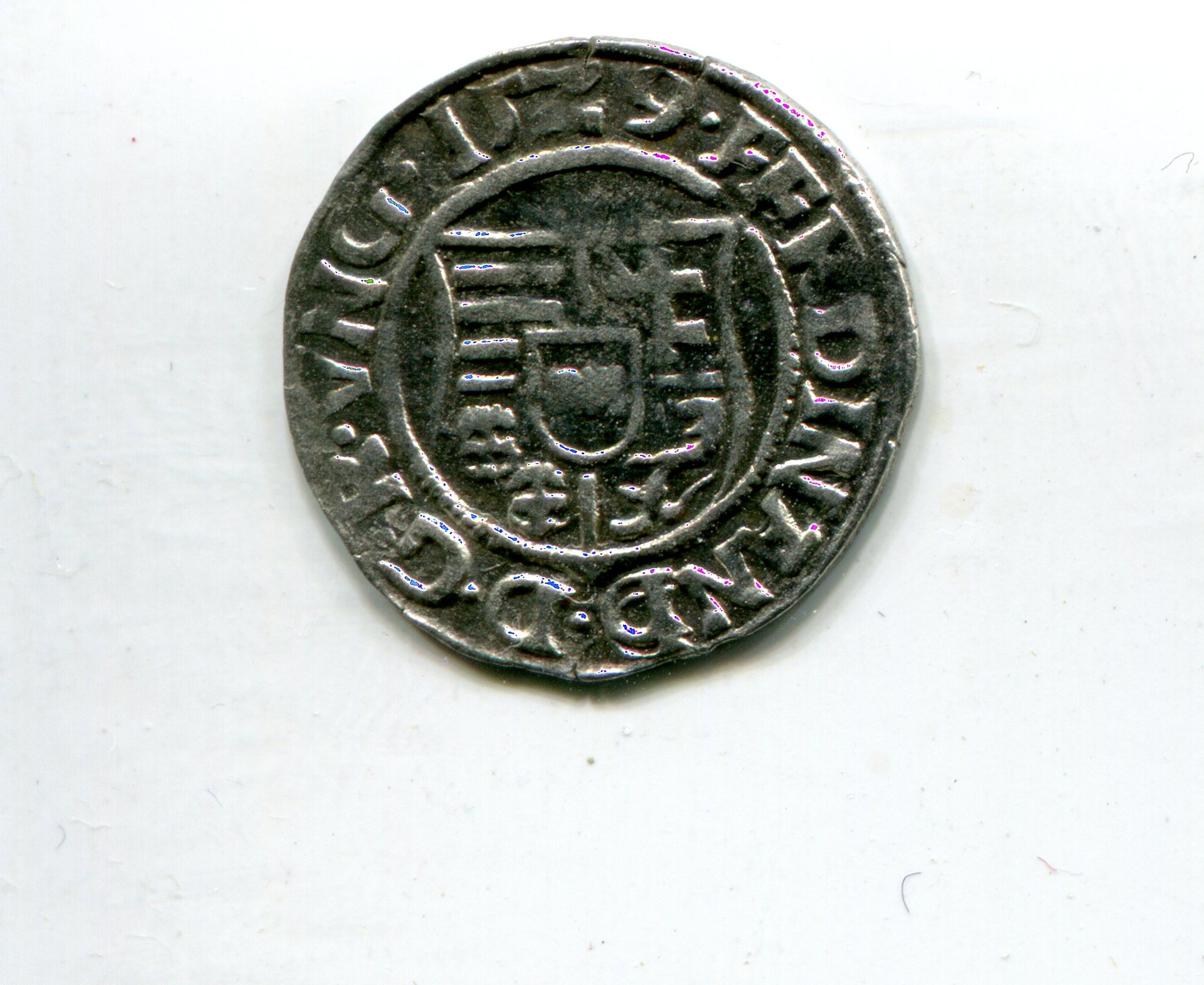 Hungary Ferd I Denar 1529 BH obv 283.jpg