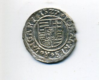 Hungary Janos Zapolya Denar 1527 KT obv  454.jpg
