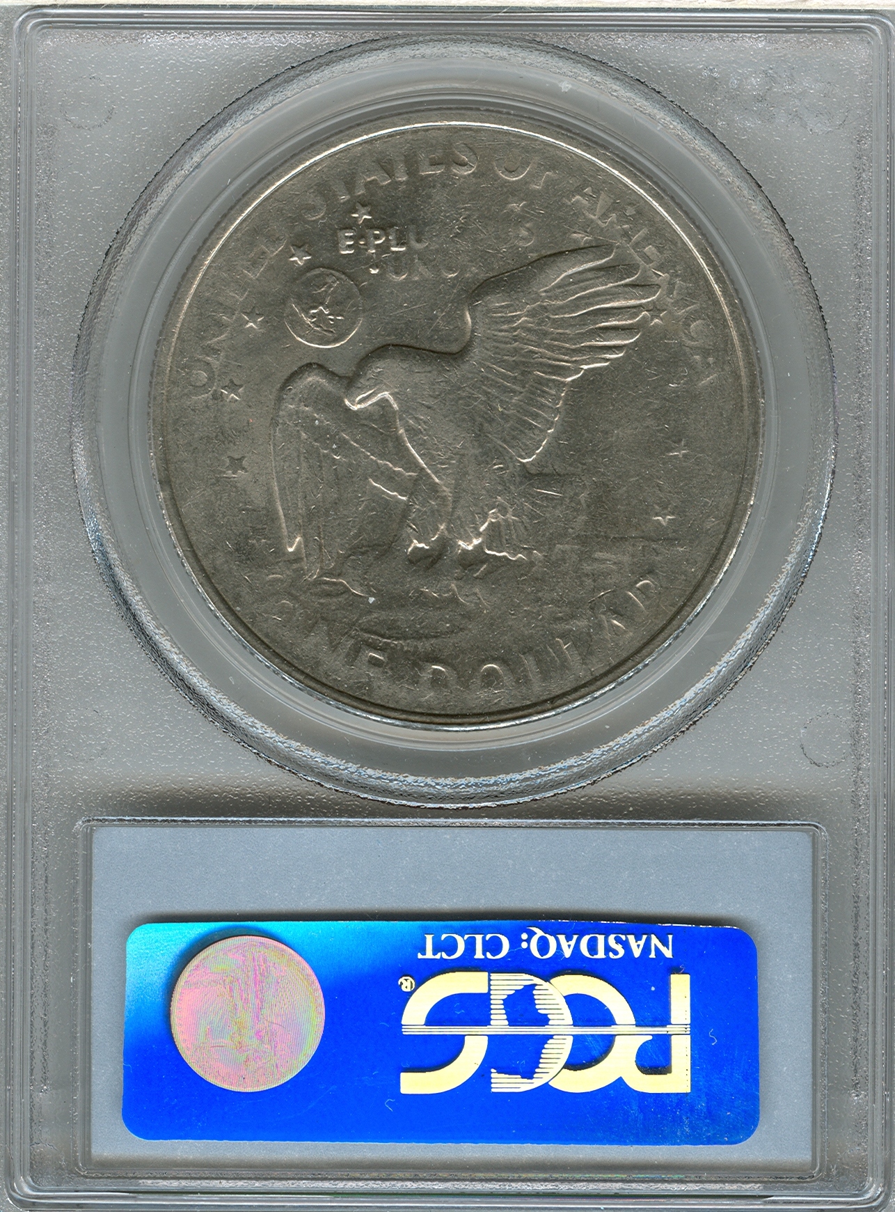 IKE 1971-D Filled Dies OR Full RE 142000764 PCGS AU58 Slab Rev.jpg
