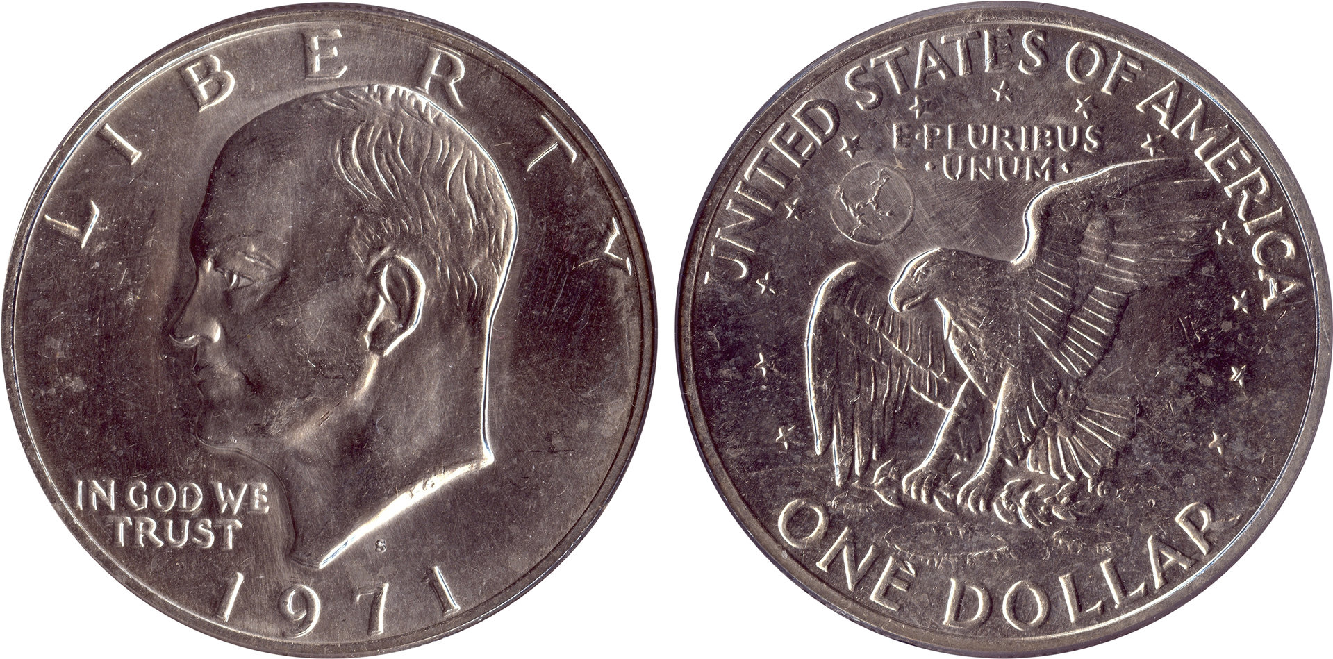 IKE 1971-S TH DS Close Obv Overlap Silver 14116111 PCGS MS63 Coin.jpg