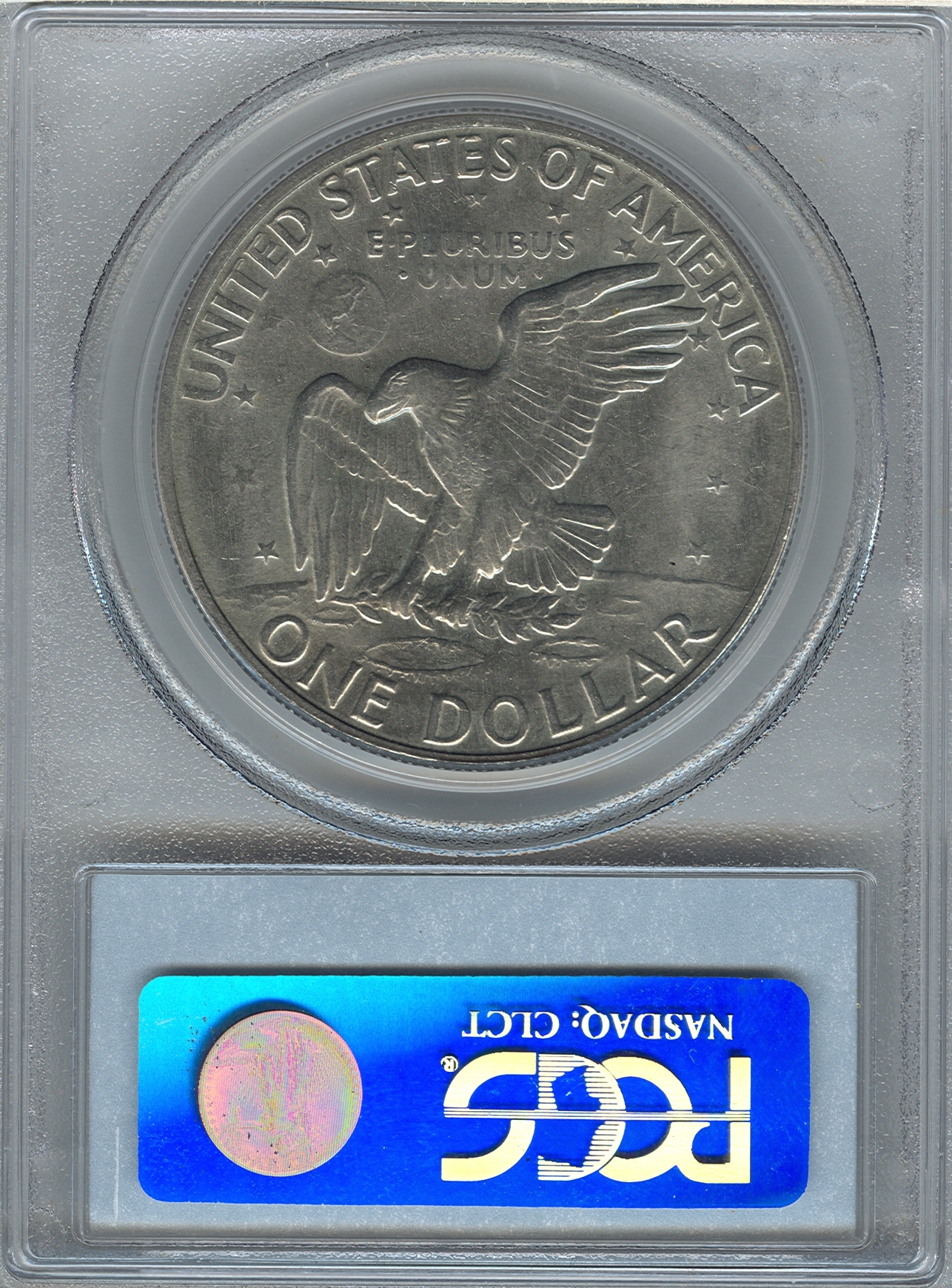 IKE 1972-D Obverse Filled Dies 13049826 PCGS MS62 Slab Rev.jpg