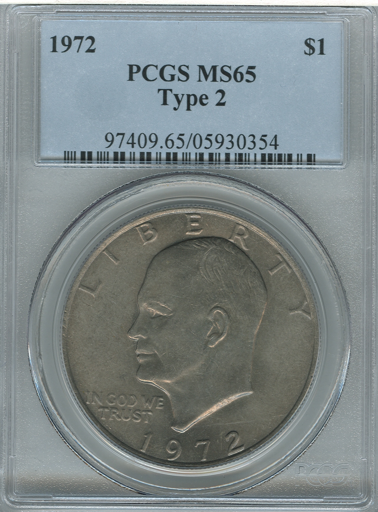 IKE 1972 T2 Sintered 05930354 PCGS MS65 Slab Obv.jpg