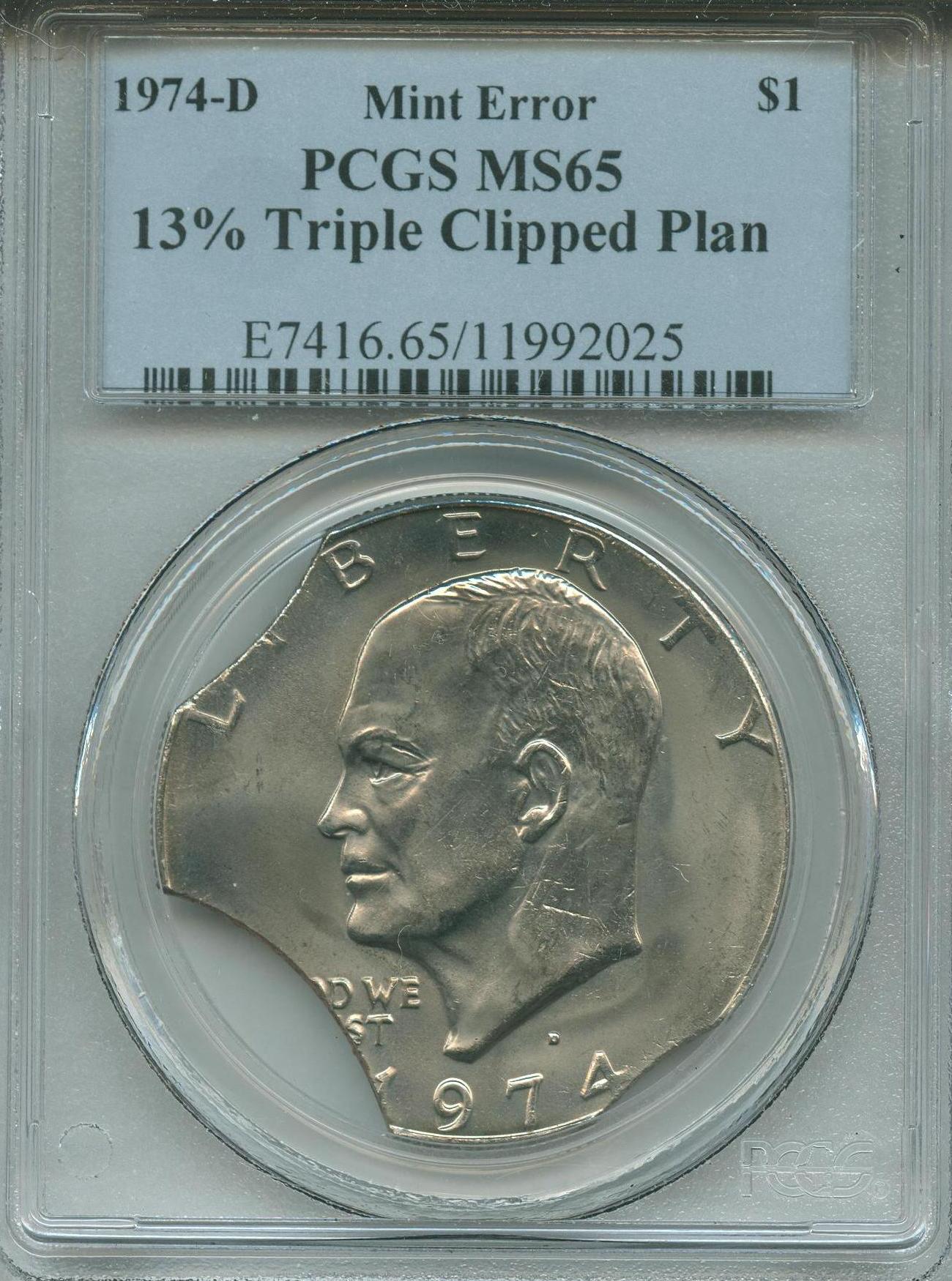 IKE 1974-D 13% Triple Clip 11992025 PCGS MS65 Slab Obv.jpg