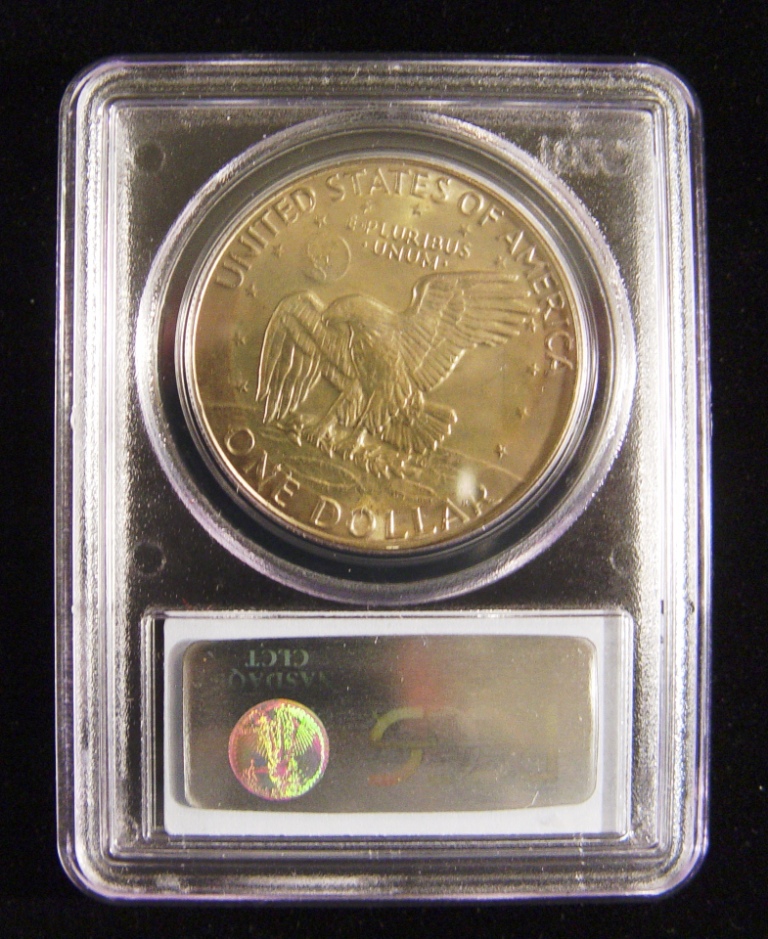 IKE 1977-D 21869430 PCGS MS66 Toned Slab Rev.JPG
