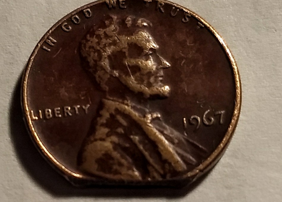 1967 Red Error Penny Coin Talk