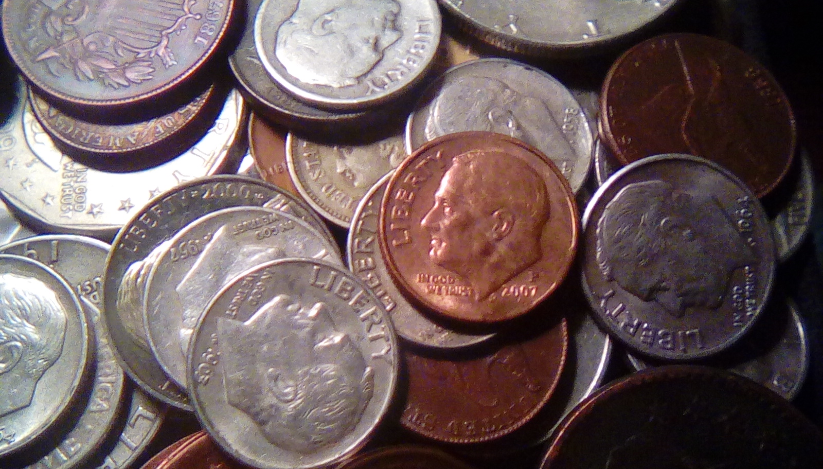 Dime Missing Top Copper Nickel Layer Coin Talk