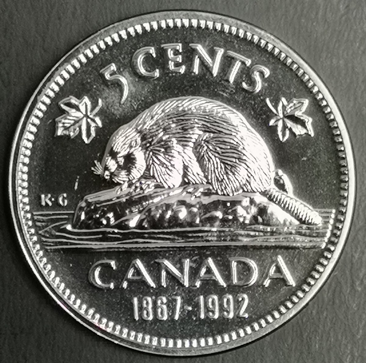 1992 Canadian Nickel Type 2 Re-Engraved Beaver | Coin Talk