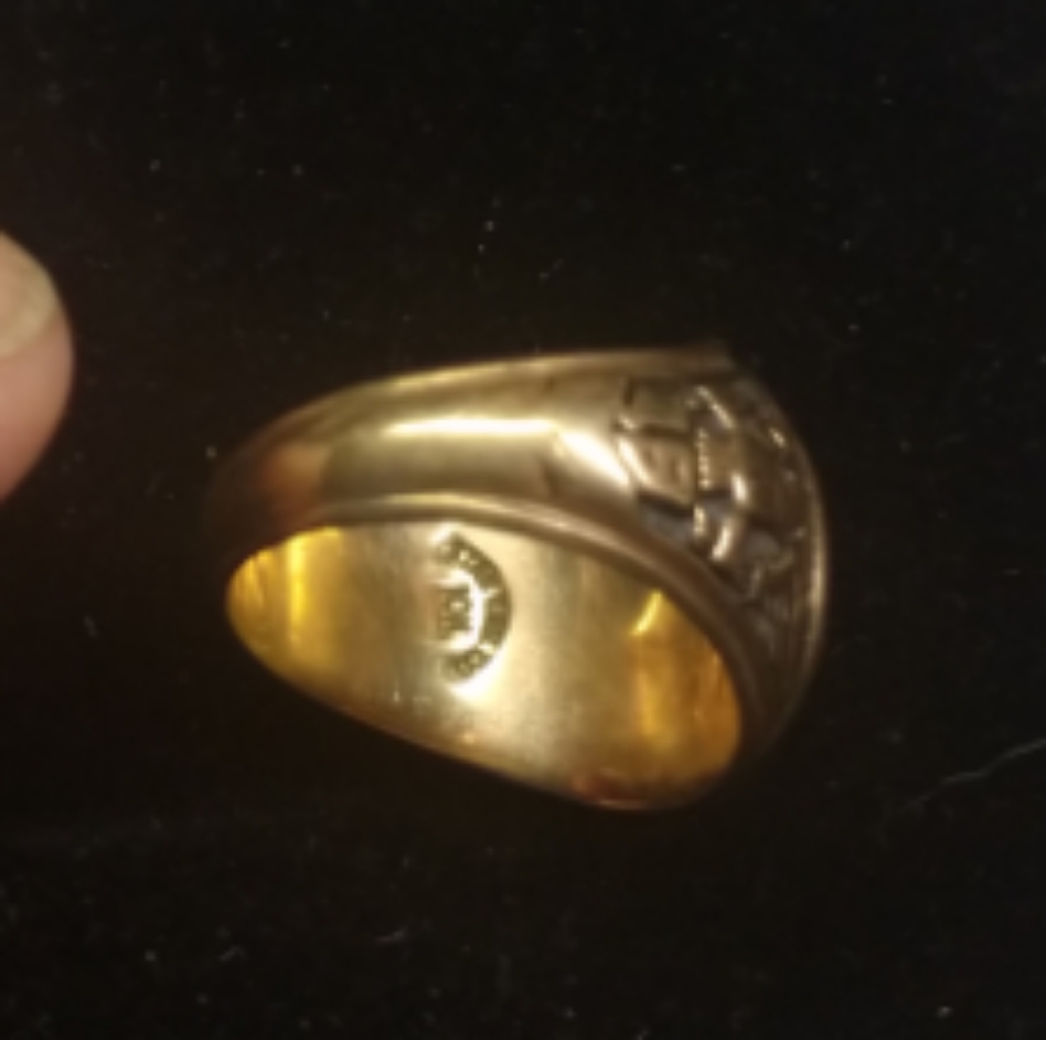 Vintage 1980s and 70s precious metals class rings. | Coin Talk