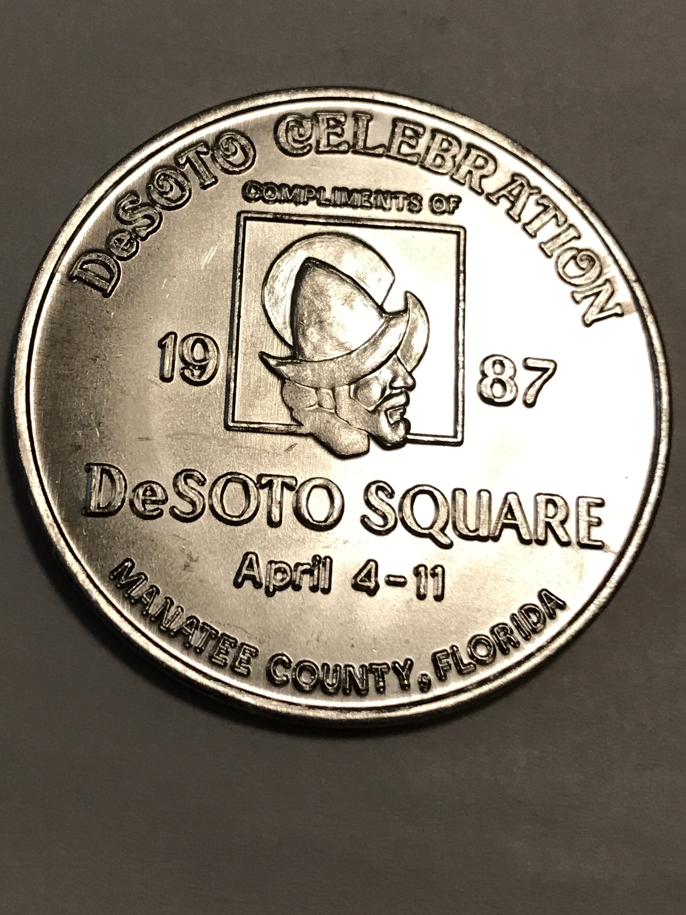 1987 DeSota Square Token | Coin Talk