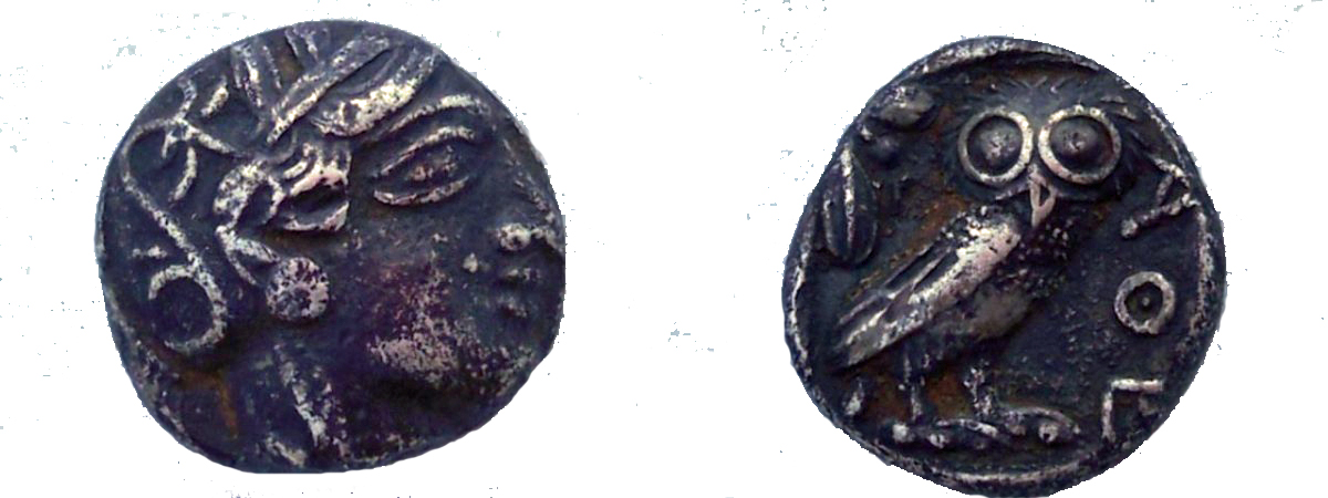 Imitation Athens Tetradrachm, Possibly Gaza.jpg