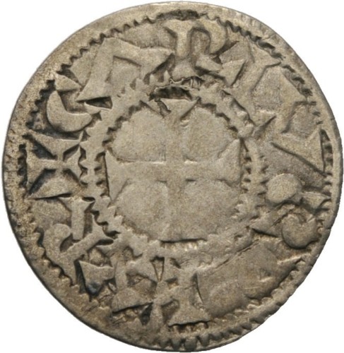 IMMOBILIZATIONS, CAROLINGIAN, MELLE 1, OBV.JPG