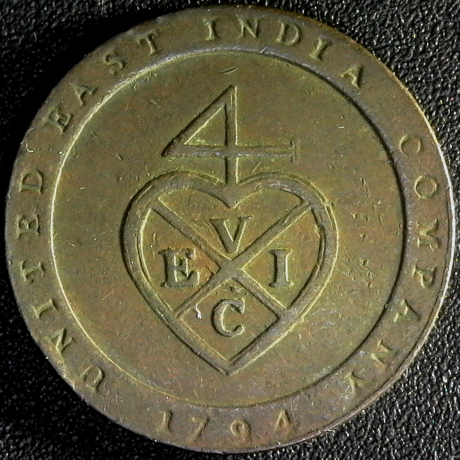 India 1 96 rupee, 1794,United East India Company, Madras Presidency, Soho Mint obv.jpg