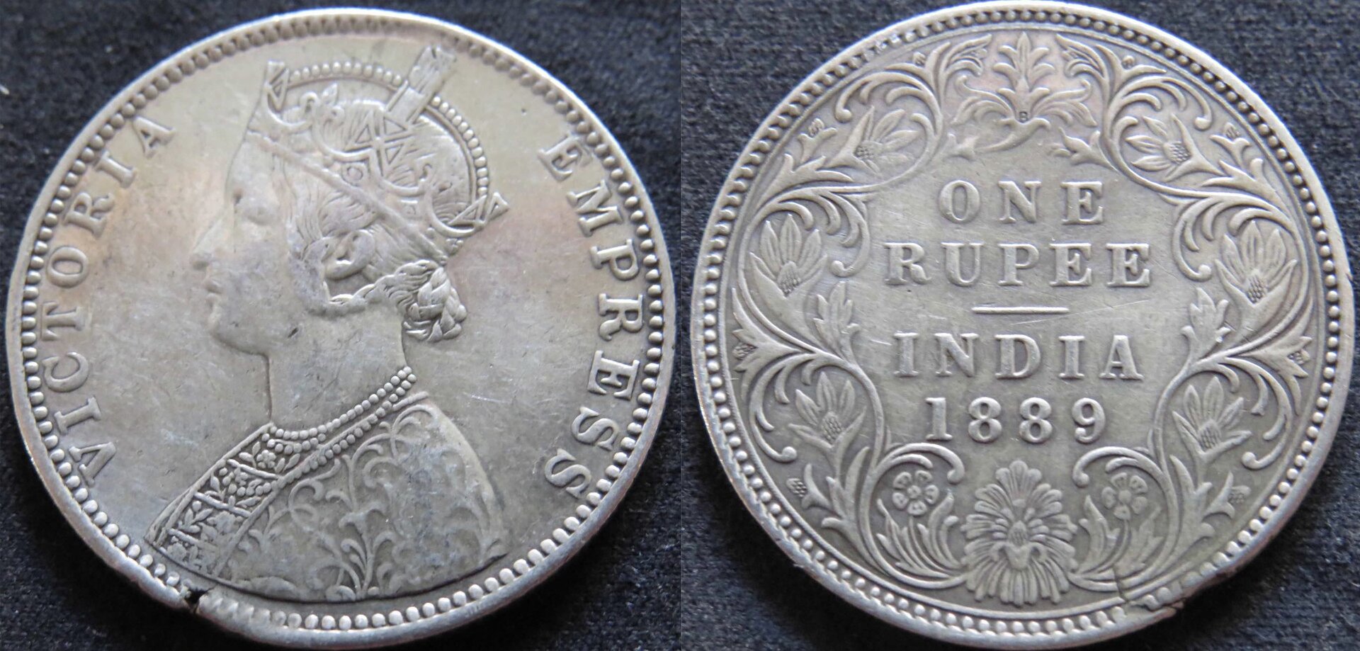 India 1 Rupee India 1889.jpg