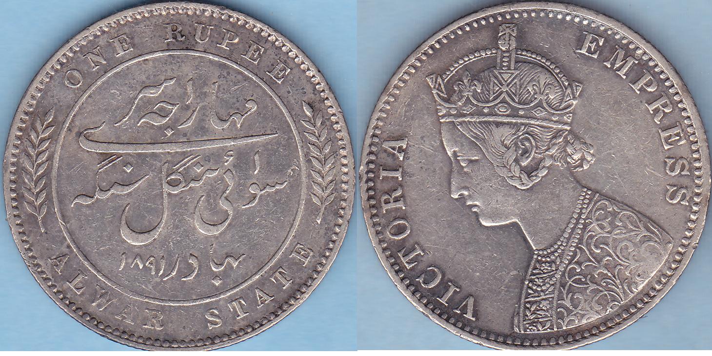 India Alwar 1891 1R.JPG