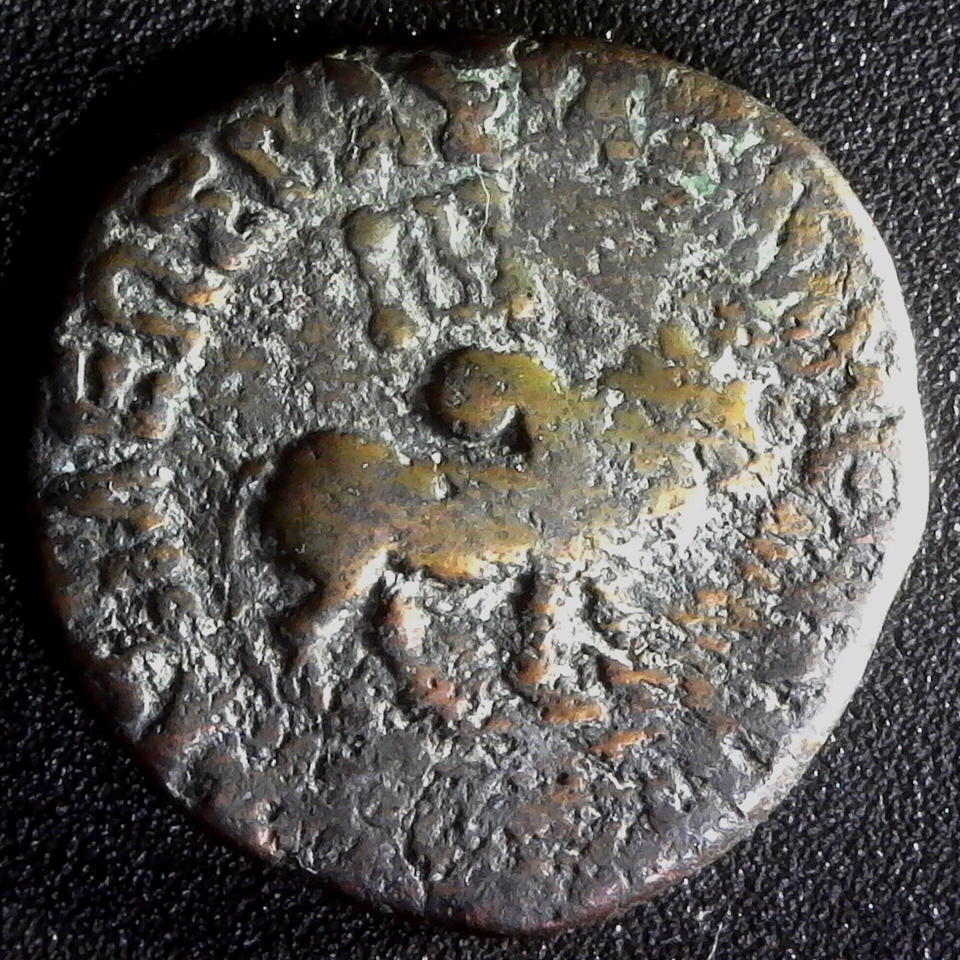 India Indo Scythian Azes Copper Unit Lion & Nandi Bull (58-12 BC) obv B.jpg