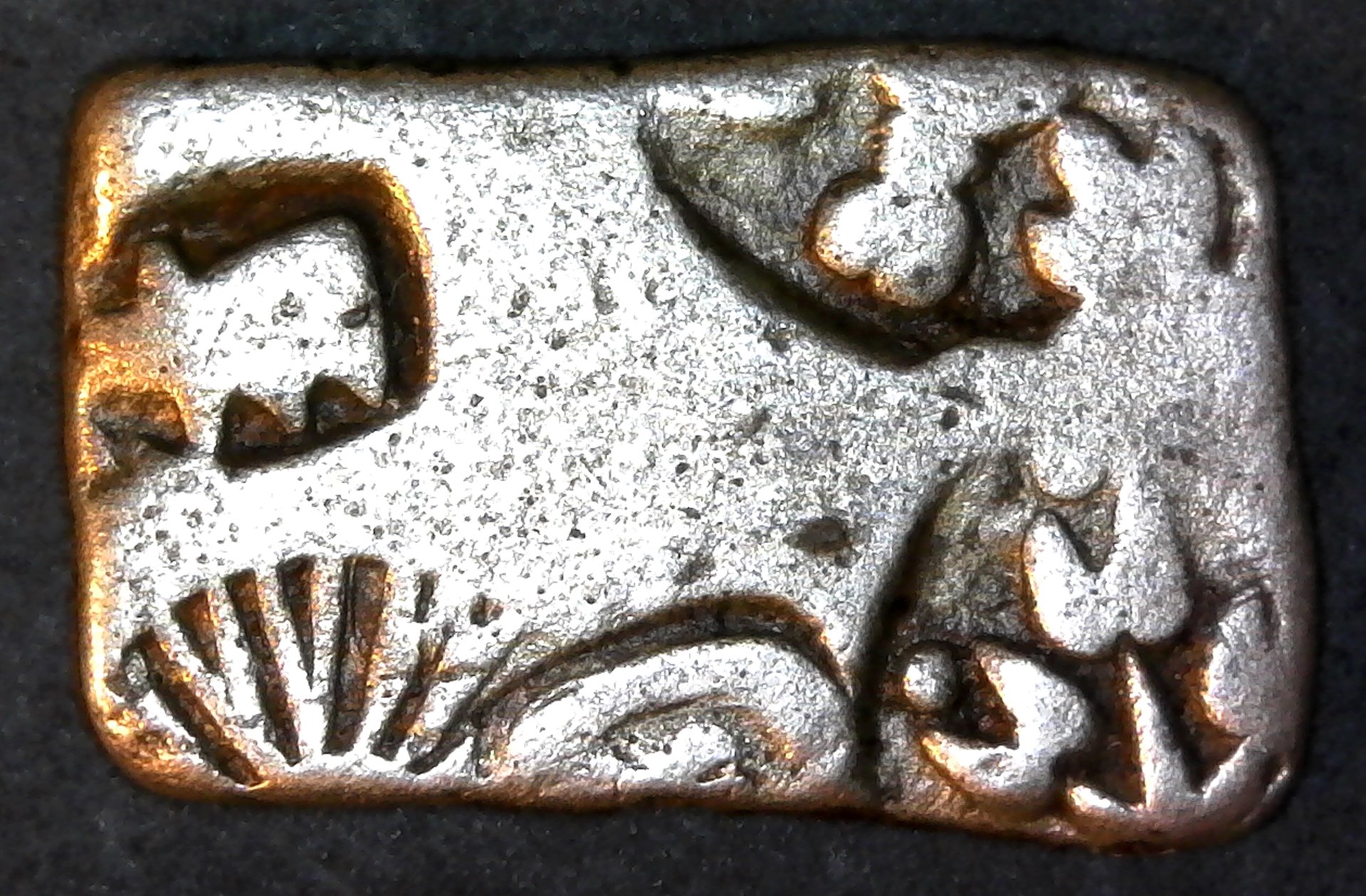INDIA - MAURYAN EMPIRE, 322-185BC - Quarter KARSHAPANA obv.jpg