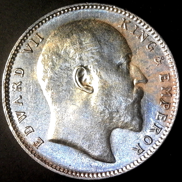 India One Rupee 1905 rev DS.jpg