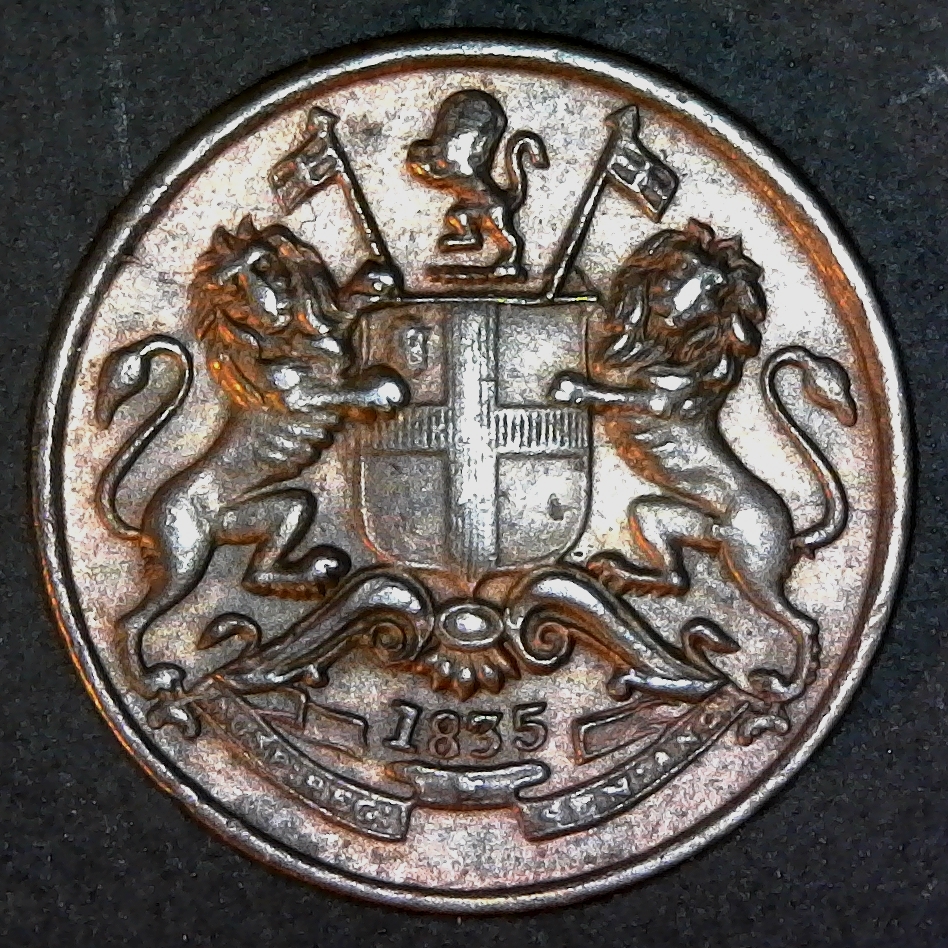 India One Twelth Anna 1835 rev.jpg