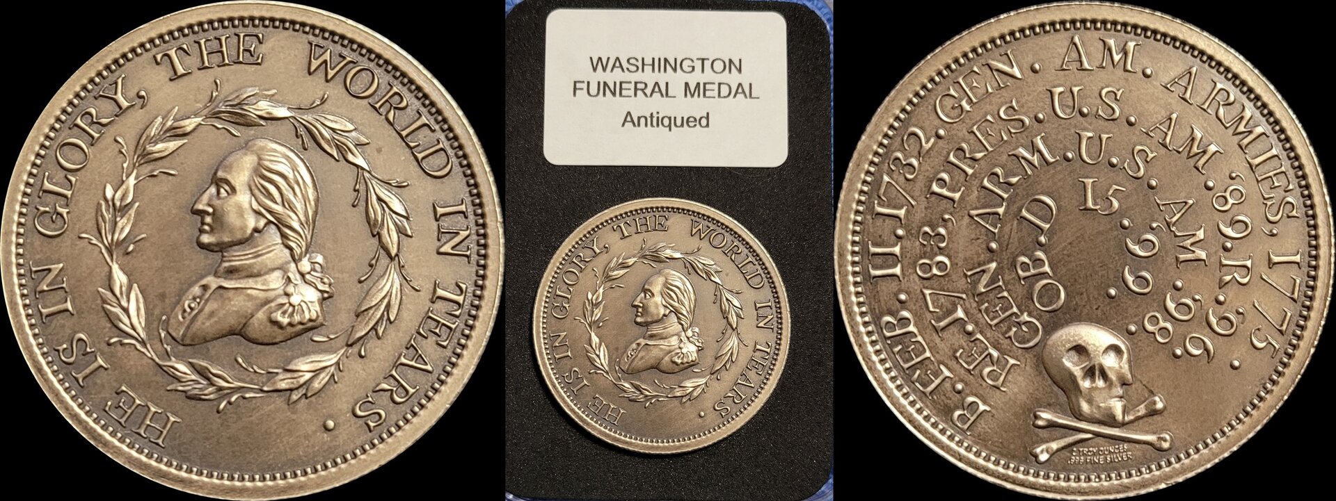 Intaglio Mint George Washington Funeral Medal 2 oz Silver Antiqued C.jpg