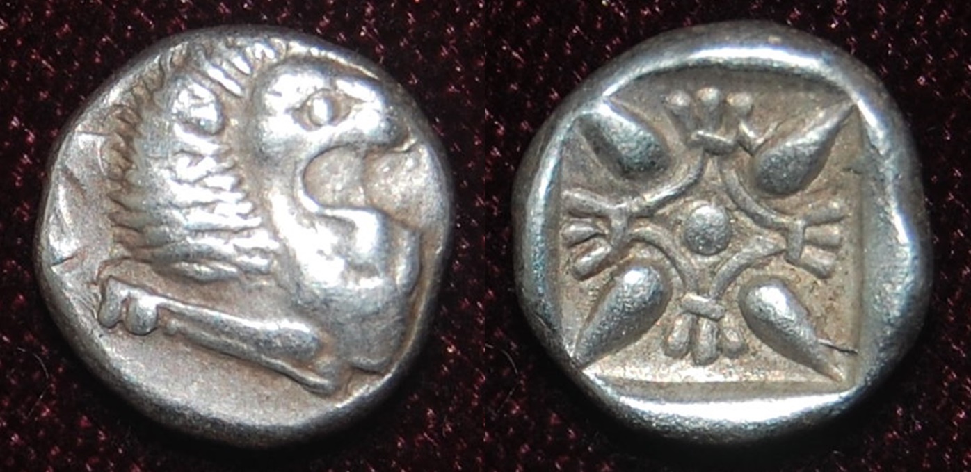 Ionia-Miletos Early 6th-Late 5th C Obol Obv-Rev.jpg